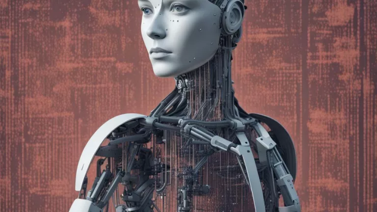 A human faced Cyborg
